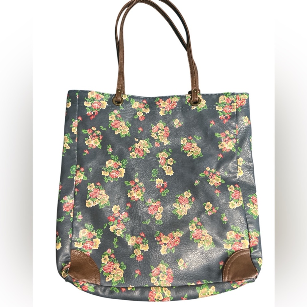 Floral Billabong tote bag polyvinyl ladies teens - Picture 2 of 7